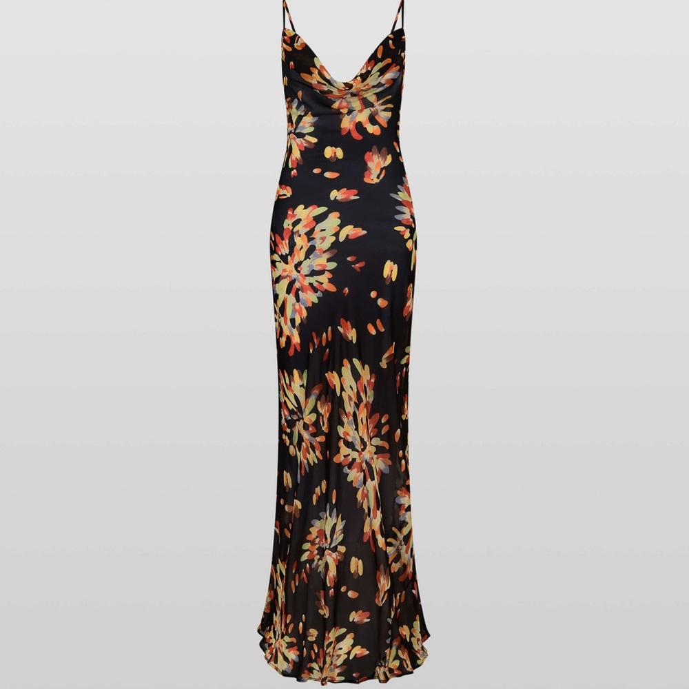 Rat & Boa Floral Black Maxi Dress - Picture 10 of 10